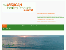 Tablet Screenshot of healthyproductssummit.com